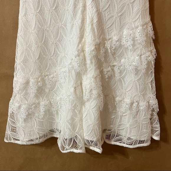 La Maison Talulah | Pursue Sleeveless Lace Mini Dress Bridal Wedding Size M - Picture 12 of 14